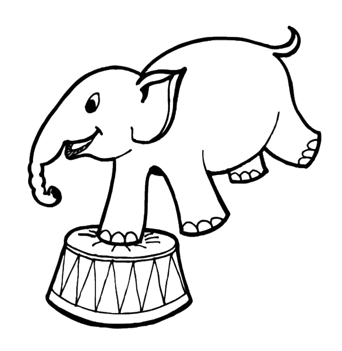 Circus Elephant for Kids