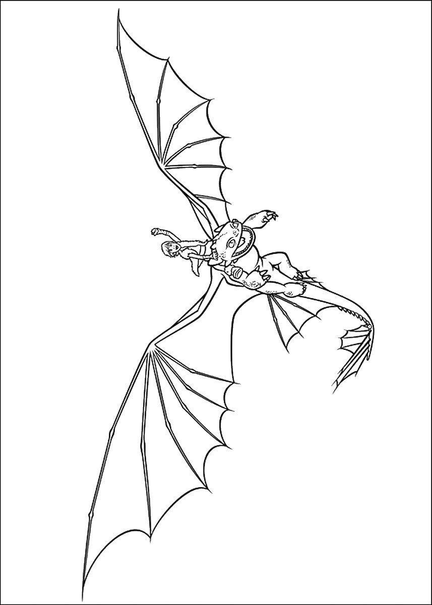 How to Train Your Dragon Coloring Pages – Birthday Printable