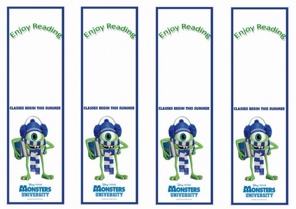 Monsters University – Birthday Printable