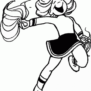 Cheerleading Coloring Pages – Birthday Printable