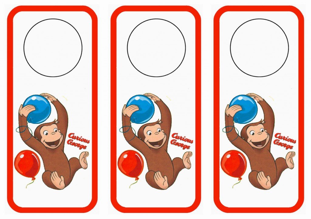 Curious George – Birthday Printable