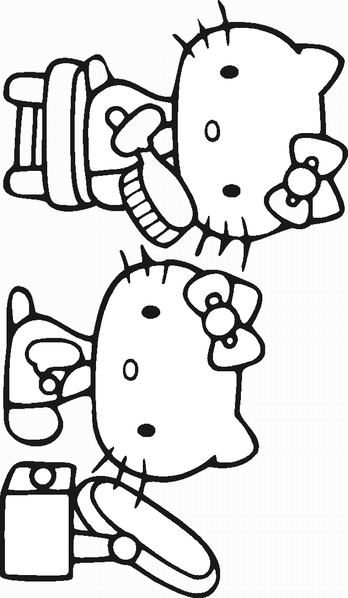 Hello Kitty Coloring Pages – Birthday Printable