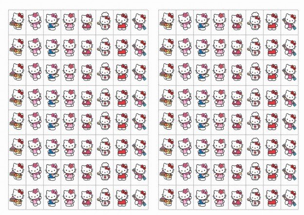 Hello Kitty Stickers – Birthday Printable