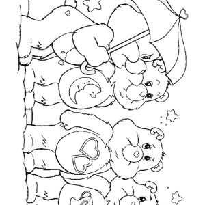 Care Bears Coloring Pages – Birthday Printable