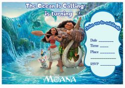 Moana Birthday Invitations – Birthday Printable