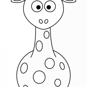 Giraffe Coloring Pages – Birthday Printable
