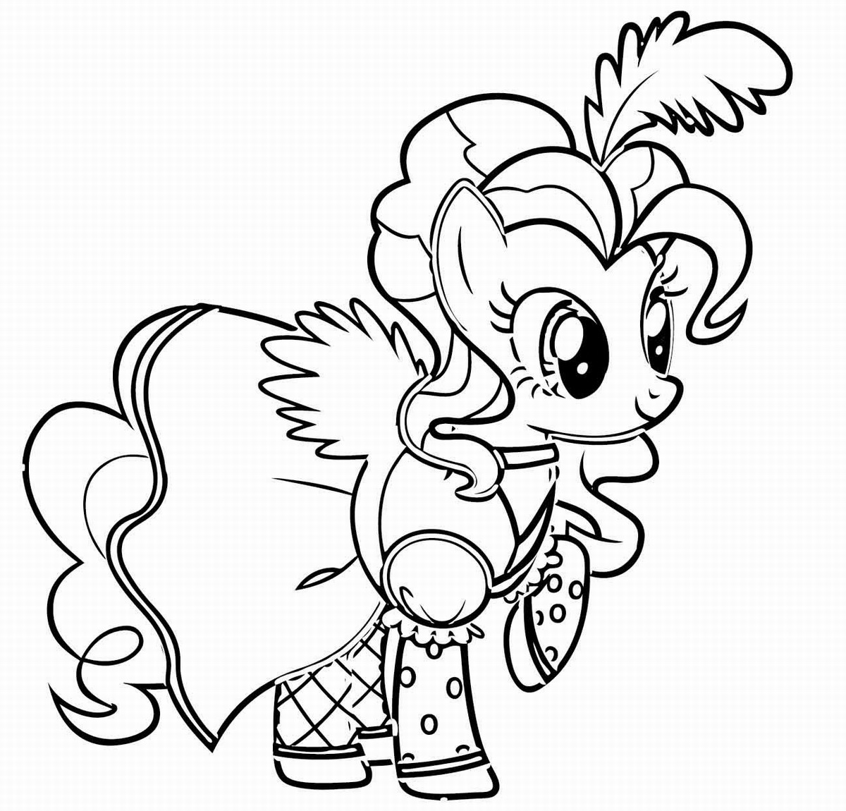 My Little Pony Coloring Pages – Birthday Printable