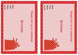 Polka Dots Birthday Invitations – Birthday Printable