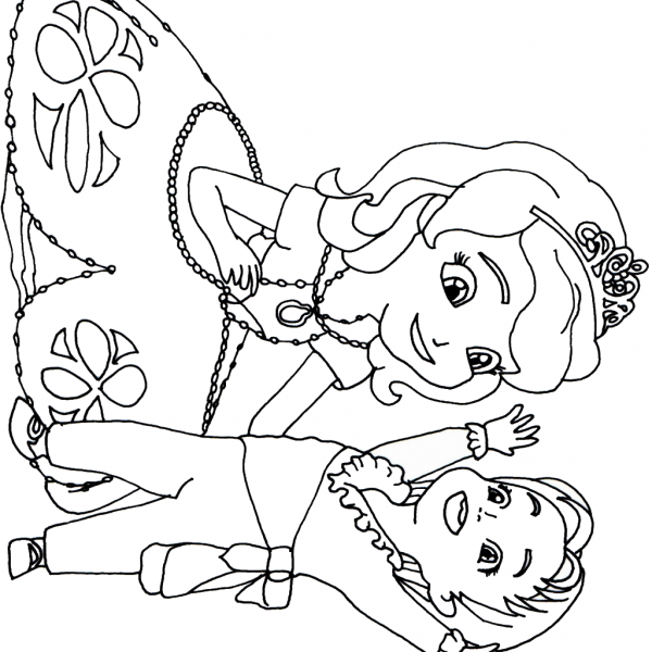 Sofia the First Coloring Pages – Birthday Printable