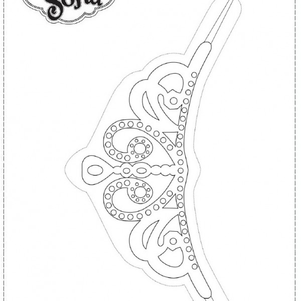 Sofia the First Coloring Pages – Birthday Printable