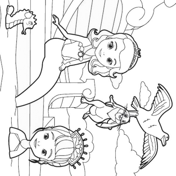 Sofia the First Coloring Pages – Birthday Printable