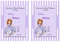 Sofia the First Birthday Invitations – Birthday Printable