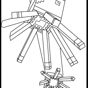 Minecraft Coloring Pages – Birthday Printable