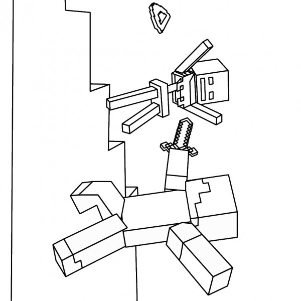 Minecraft Coloring Pages | Birthday Printable