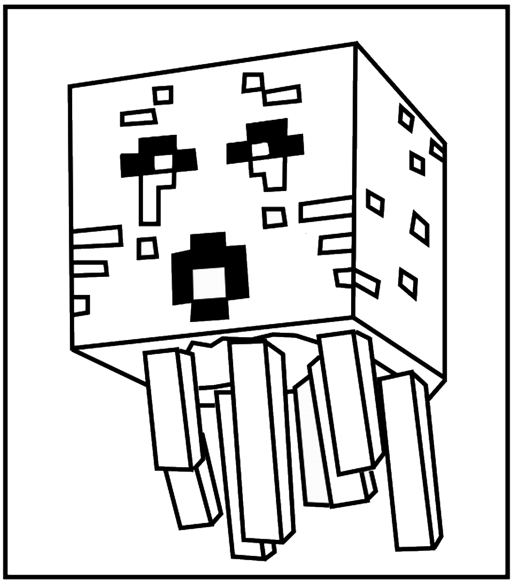Minecraft Wither Storm Coloring Pages - 2 Free Coloring Sheets