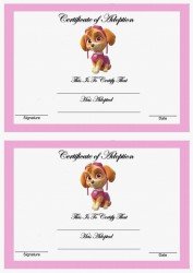 Paw Patrol Awards – Birthday Printable
