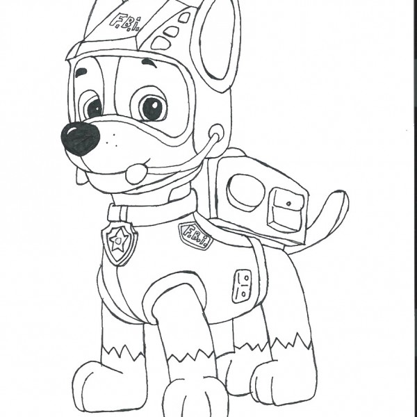 Paw Patrol Coloring Pages – Birthday Printable