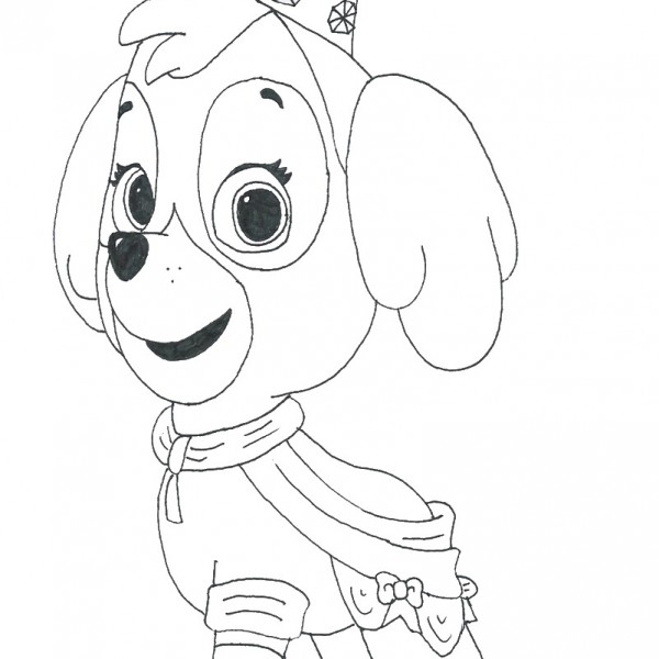 Paw Patrol Coloring Pages – Birthday Printable