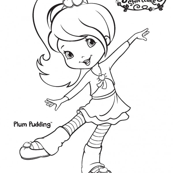 Strawberry Shortcake Coloring Pages – Birthday Printable