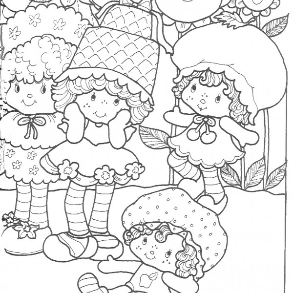 Strawberry Shortcake Coloring Pages | Birthday Printable