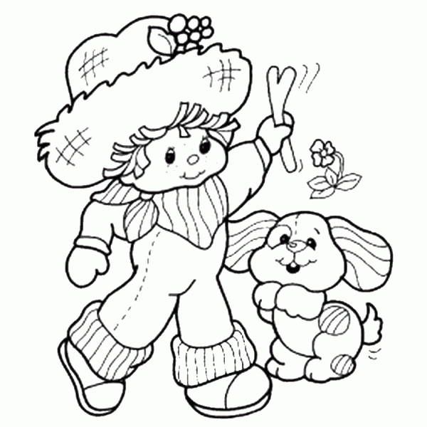 Strawberry Shortcake Coloring Pages – Birthday Printable