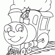 Train Coloring Pages – Birthday Printable