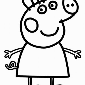 Peppa Pig Coloring Pages – Birthday Printable