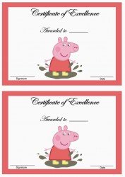 Peppa Pig Awards – Birthday Printable