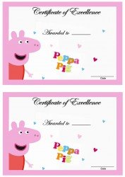 Peppa Pig Awards – Birthday Printable
