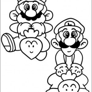 Super Mario Coloring Pages – Birthday Printable