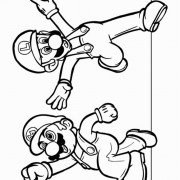 Super Mario Coloring Pages – Birthday Printable