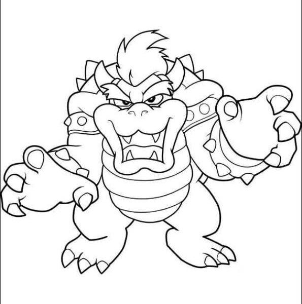 Super Mario Coloring Pages – Birthday Printable