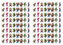 Super Mario Stickers – Birthday Printable