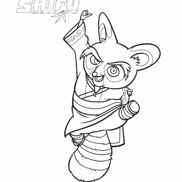 Kung Fu Panda Coloring Pages – Birthday Printable