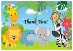 Animals Thank you Cards – Birthday Printable