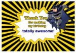 Batman Thank you Cards – Birthday Printable