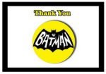 Batman Thank you Cards – Birthday Printable