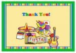 Fiesta Mexican Thank you Cards – Birthday Printable