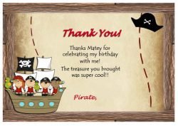 Pirate – Birthday Printable