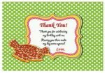 Pizza Thank you Cards – Birthday Printable