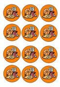 Basketball – Cupcake Toppers – Birthday Printable