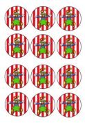 Circus – Cupcake Toppers – Birthday Printable