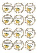Dog Lovers – Cupcake Toppers – Birthday Printable