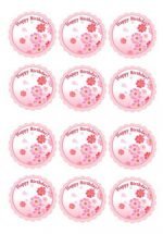 Garden and Flowers – Cupcake Toppers – Birthday Printable