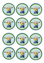 Despicable Me – Cupcake Toppers – Birthday Printable