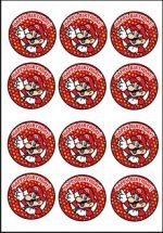 Super Mario – Cupcake Toppers – Birthday Printable