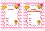 Emoji Birthday Invitations – Birthday Printable