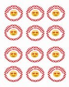 Emoji – Cupcake Toppers – Birthday Printable